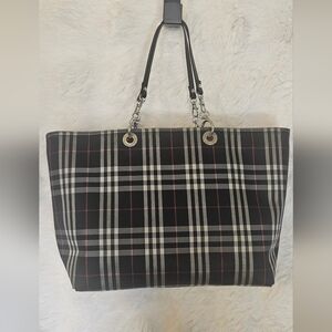 Burberry London Nova Check Tote Bag